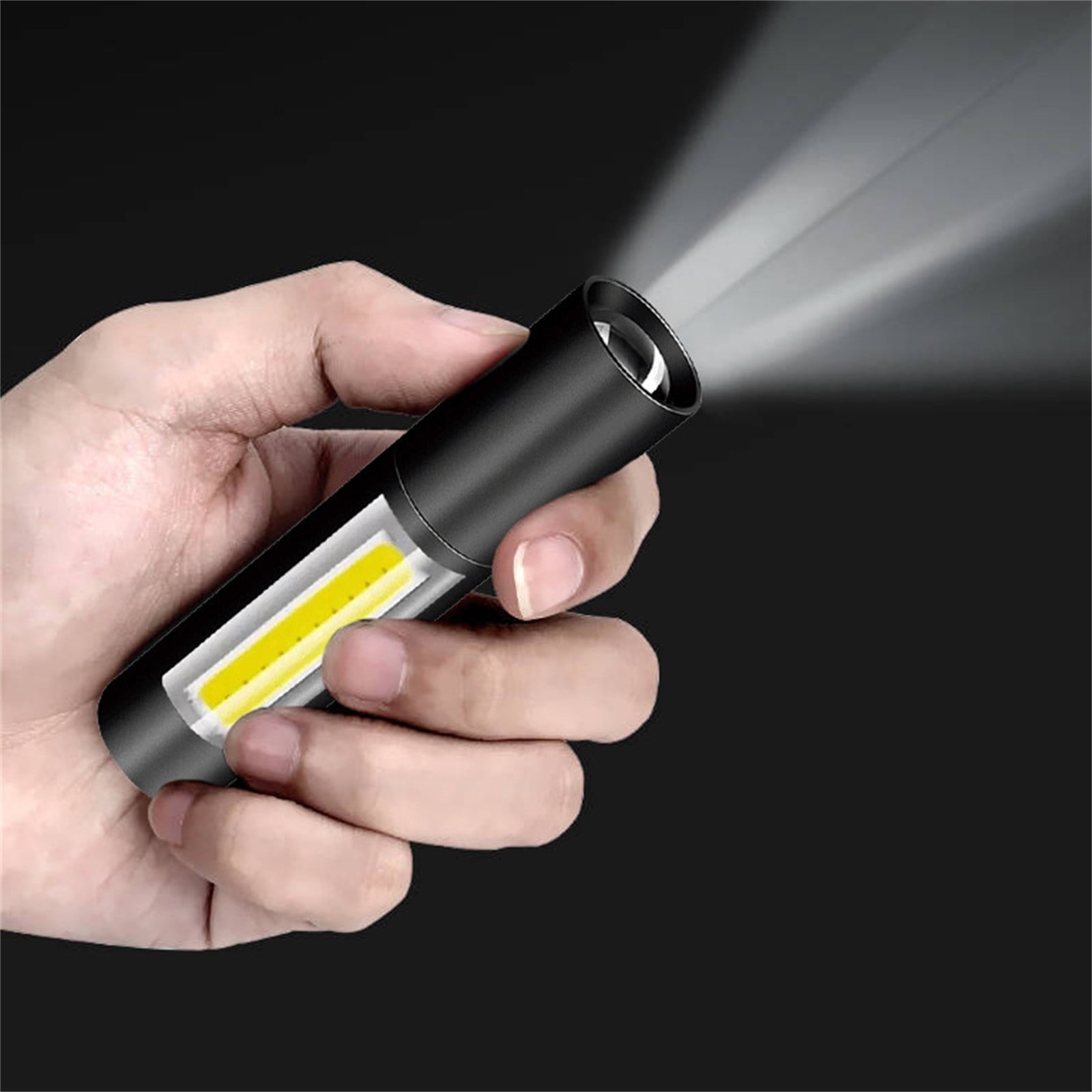 Led Flashlight Handhel Mini Cob Led Flashlight, Handheld Emergency Light, Durable Plastic ...