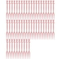 thumbnail image 1 of Mini Cocktail Forks, Appetizer Forks, Disposable Plastic Fruit Forks for Desserts, Cakes, Party Platters, 50 Count, 1 of 2