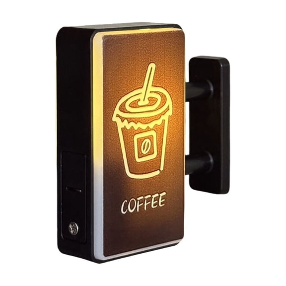 Mini Coffee Refrigerator Retro Coffee Neon Sign Fridge With Light Wall Mount Lighted & Bar Signs For Kitchen Home Dorm Coffeelovers Stickers Graduation Decorations 2026