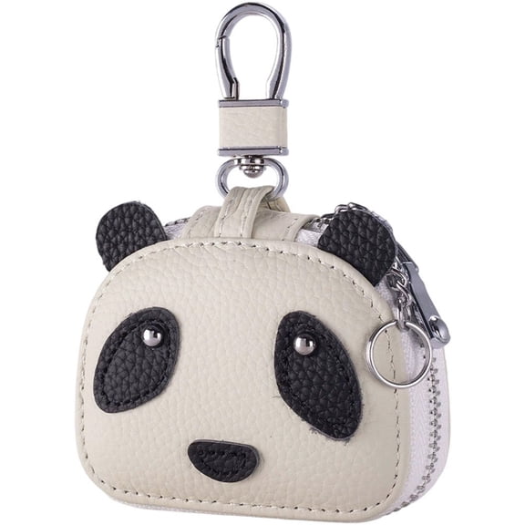 Mini Coin Purse Keychain - Cute Handbag Accessories - Cartoon Animal Zipper Coin Purse - Small Panda Pendant Car Bag Couple
