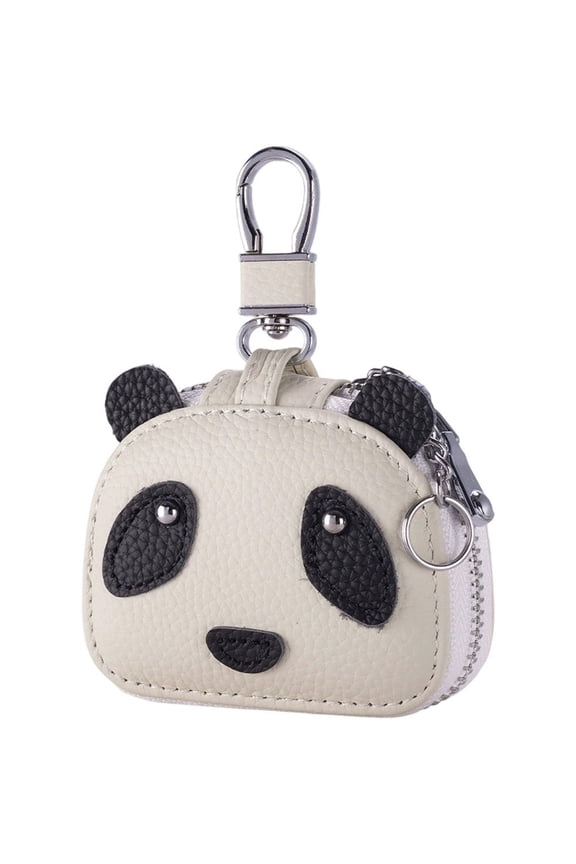 Mini Coin Purse Keychain - Cute Handbag Accessories - Cartoon Animal Zipper Coin Purse - Small Panda Pendant Car Bag Couple