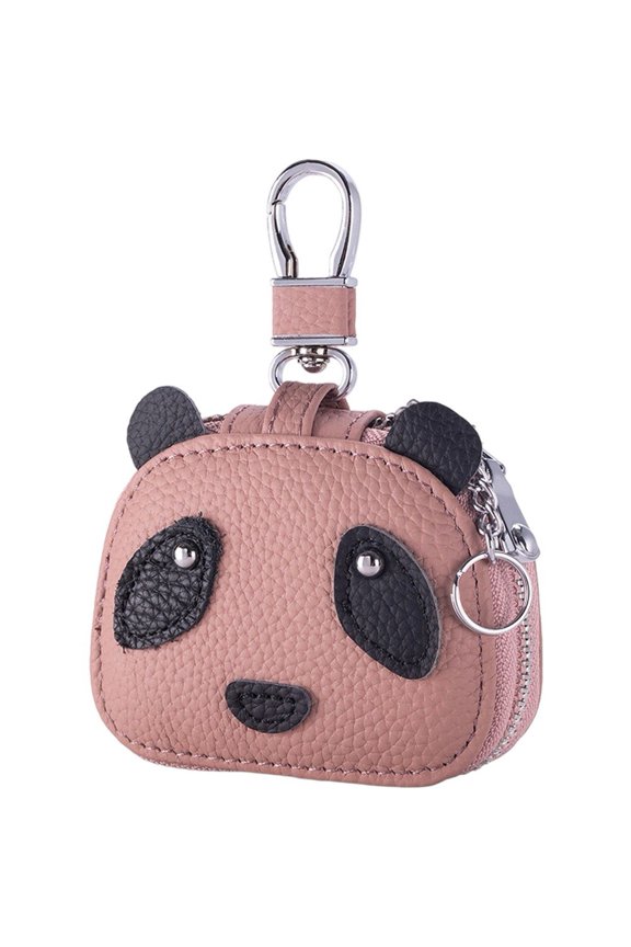 Mini Coin Purse Keychain - Cute Handbag Accessories - Cartoon Animal Zipper Coin Purse - Small Panda Pendant Car Bag Couple