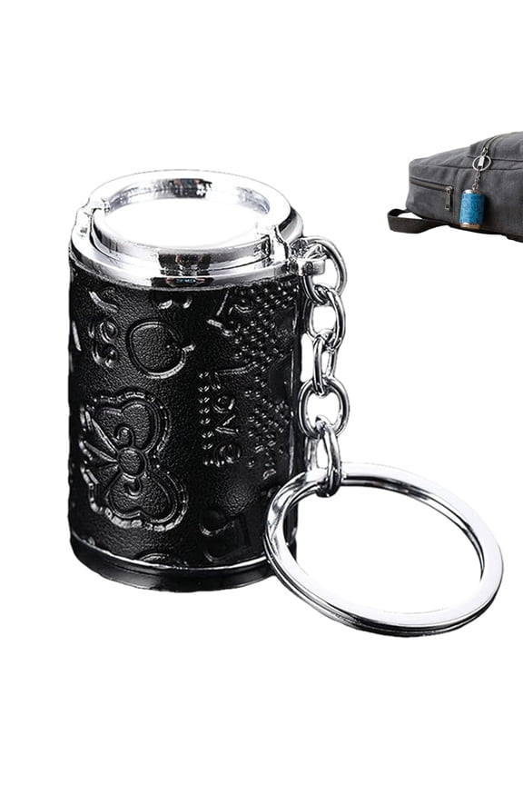 Mini Coin Storage Keychain, 2-in-1 Mini Coin Storage Keychain with Secure Snap Closure for Parking Meter Coins