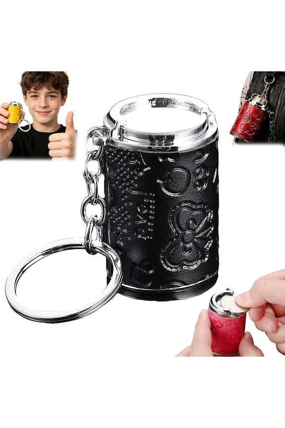 Mini Coin Storage Keychain, 2-in-1 Portable Coin Holder, Loose Change Container, Ideal Gift