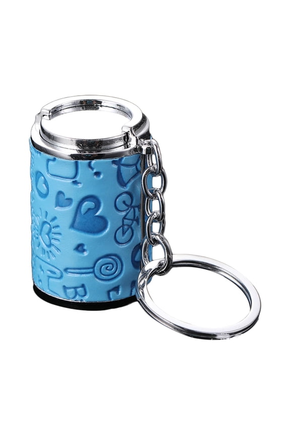 Mini Coin Storage Keychain, 2-in-1 Portable Coin Holder, Loose Change Container with Secure Snap Closure, Pocket Coin Bank