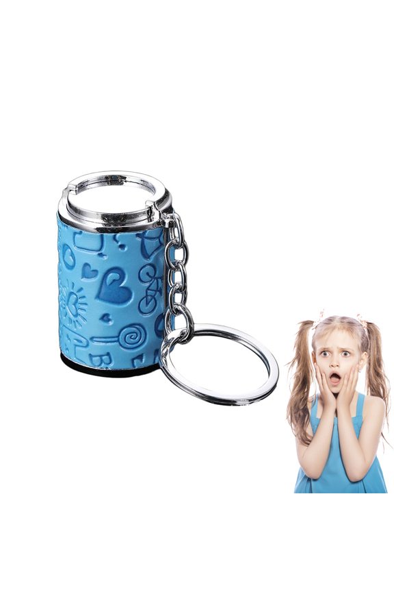 Mini Coin Storage Keychain, 2-in-1 Portable Coin Holder, Loose Change Container with Secure Snap Closure, Pocket Coin Bank