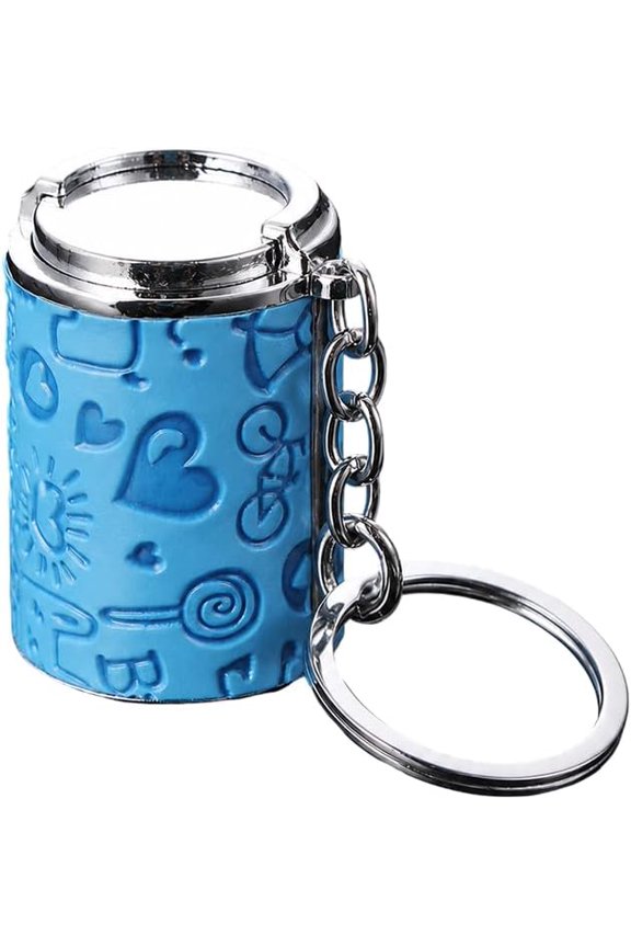 Mini Coin Storage Keychain, Micro Coin Storage Keychain 2-in-1 Portable Coin Holder, Secure Snap Closure