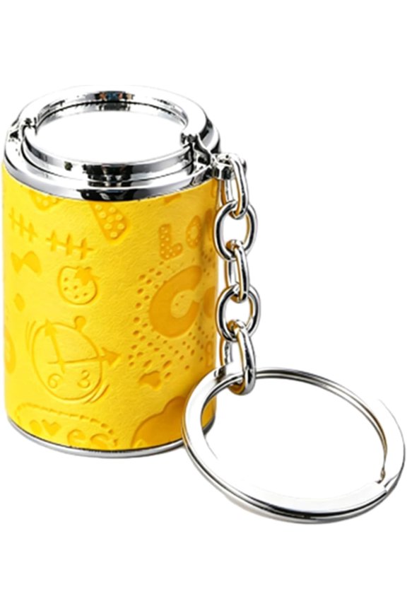 Mini Coin Storage Keychain,Press-type Design: One-Touch Quick Storage, Ideal for Personal Use & Gift