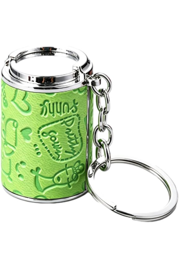 Mini Coin Storage Keychain,Press-type Design: One-Touch Quick Storage, Ideal for Personal Use & Gift