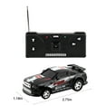 thumbnail image 1 of Mini Coke Can Speed Rc Radio Remote Conrtol Micro Racing Car with Led Lingts Kids Toys Gift for Boys & Girls The Best Christmas Gifts - Black, 1 of 7