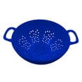 thumbnail image 1 of Mini Colander for Kitchen Plastic Berry Strainer with Double Handles 7.5 x 5.9 Inch Small Colander Strainer for Fruits Vegetables Food，Dark Blue, 1 of 4