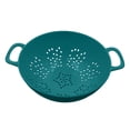 thumbnail image 1 of Mini Colander for Kitchen Plastic Berry Strainer with Double Handles 7.5 x 5.9 Inch Small Colander Strainer for Fruits Vegetables Food，Green, 1 of 4