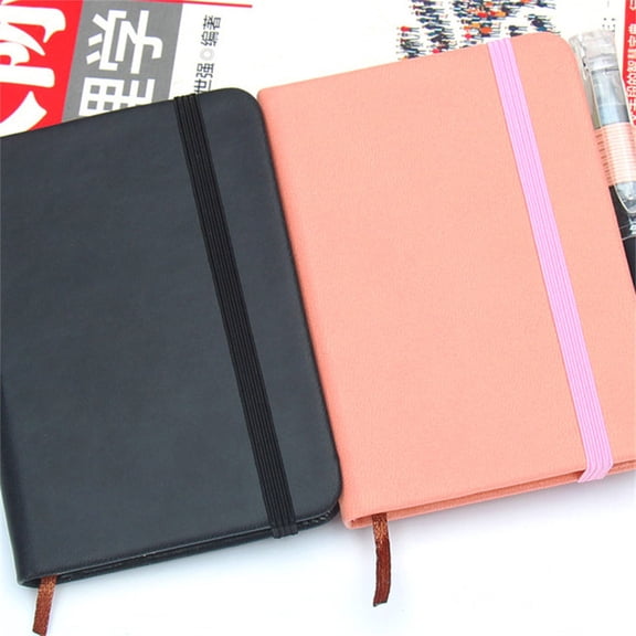 Mini College Ruled Notebook, 5-Pack 4"x3" Hardcover Lined Pocket Journal, Compact Notepad for Executive Travel & Meeting Logs, MELF