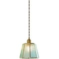 thumbnail image 1 of Mini Colorful Glass Pendant Light Fixture, Small Retro Farmhouse Pendant Lighting, Modern Simple Pendant Light, Minimalist Rustic Vintage Pendant Lamp for Kitchen Sink Dining Room, 1 of 6