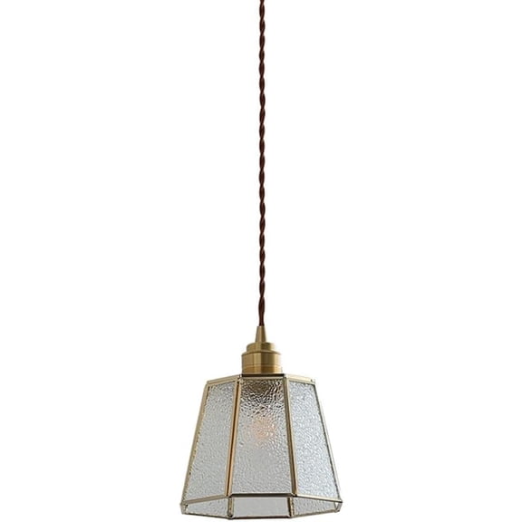 Mini Colorful Glass Pendant Light Fixture, Small Retro Farmhouse Pendant Lighting, Modern Simple Pendant Light, Minimalist Rustic Vintage Pendant Lamp for Kitchen Sink Dining Room