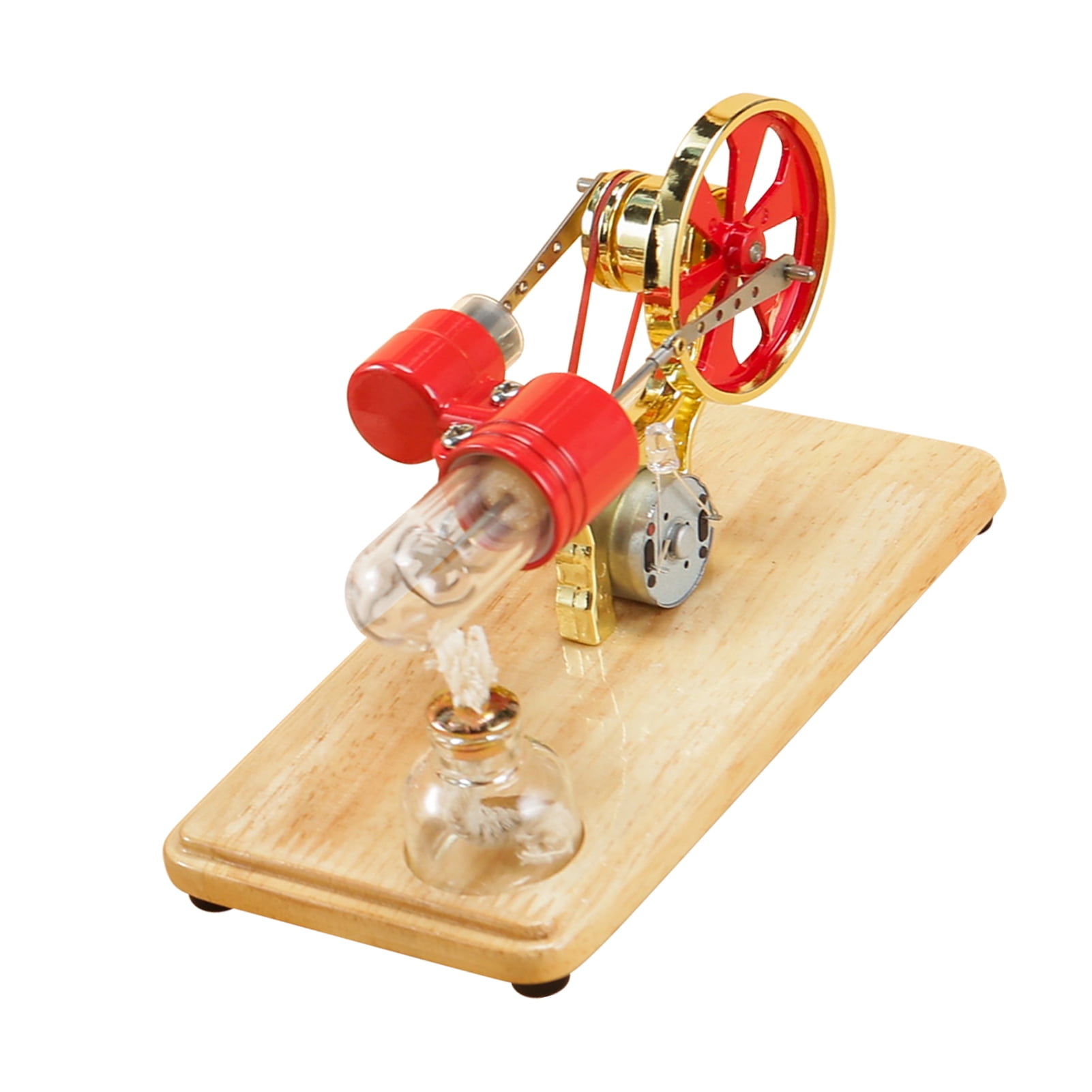 Mini Colorful LED Stirling Engine Motor Model Electricity Power ...
