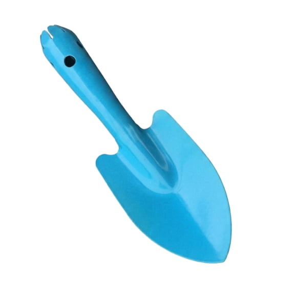 Mini Colorful Metal Hand Shovel, Kids Teens Adults Trowel Set Garden Tools for Flower Soil Planting Digging Transplanting Mini Digging Tools for Succulent Flower Soil Planting Weeding(8 Inch),Blue