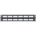 thumbnail image 1 of Mini Com 48-Port 2 RU All Metal Modular Patch Panel, Black, 1 of 1