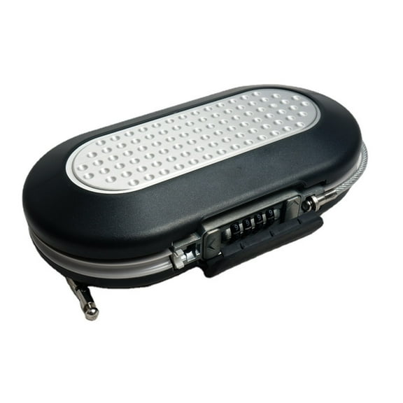 Mini Combination Portable Personal Password Lock Safe, Jewelry ATM Card, Mobile Phone Storage Belt, Fixed With Wire Rope ,Easy to Use