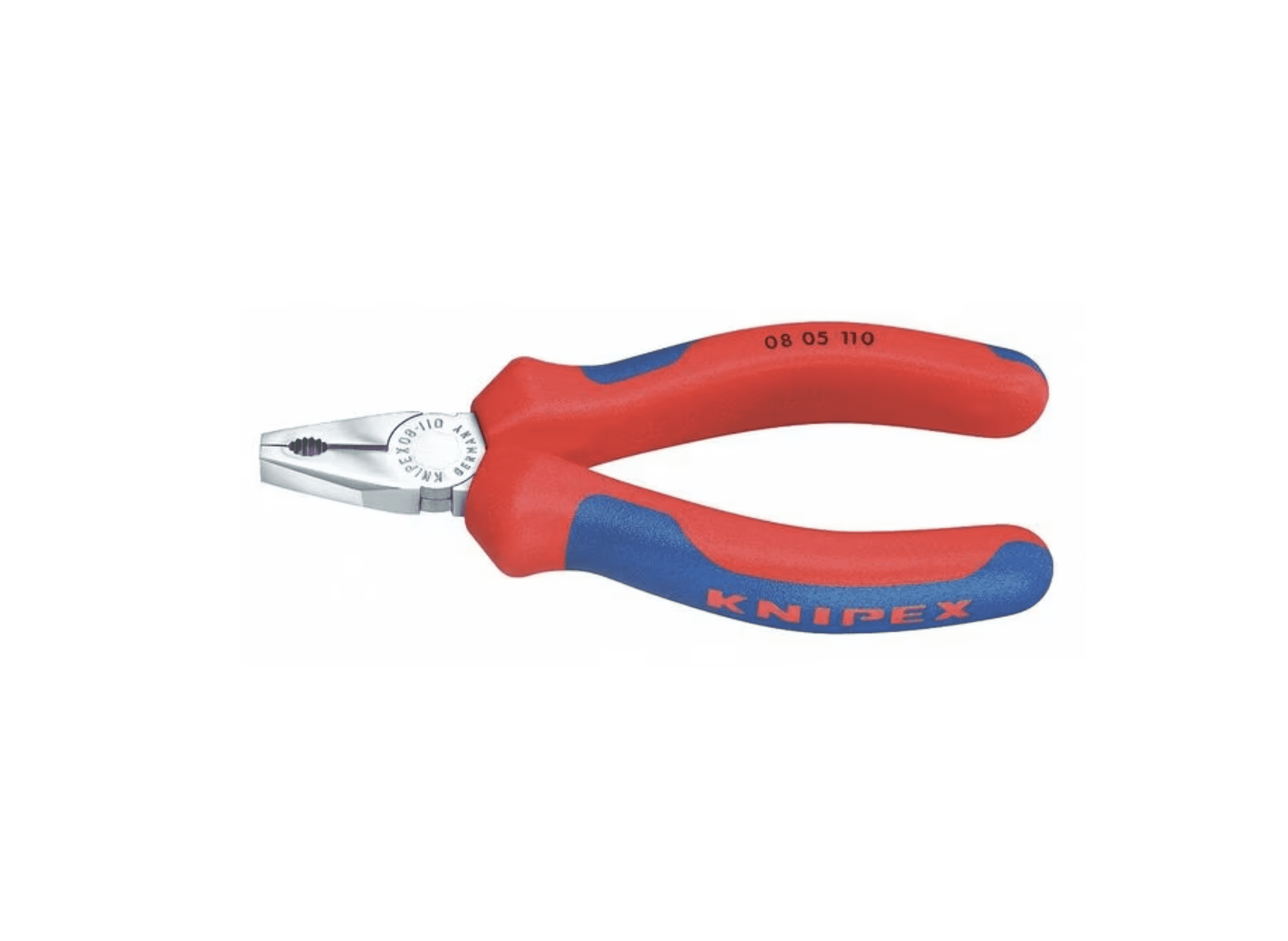 Mini Combo Pliers, 4-1/4 In L, Red/Ylw