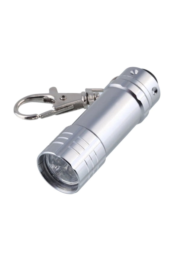Mini Compact 3 LED Aluminum Flashlight With Keychain Clip Waterproof Mini Torch For Outdoor Camping Hiking Emergency Use