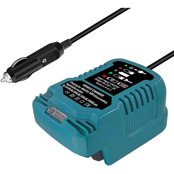 Mini Compact Car Charger Compatible with Bos*ch bat609 18V Lithium Batteries, Portable Replacement Chargers with Cigarette Lighter Plug (Tools only, Batteries not Included)