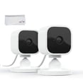 thumbnail image 1 of Mini Ã¢ÂÂ Compact Indoor Plug-in Smart Security Camera, 1080 HD video, Night Vision, Motion Detection, Two-Way Audio Ã¢ÂÂ 2 Camera Pack + VIECAM Cleaning Cloth Bundle, 1 of 4