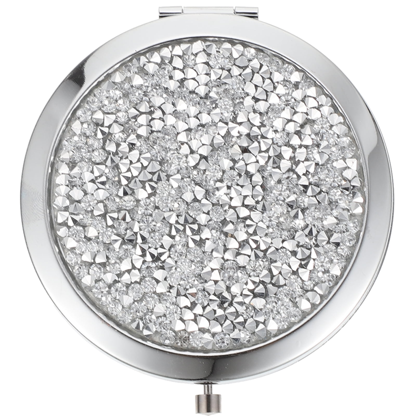 Mini Compact Mirror Round Metal Pocket Mirror Small Makeup Mirror ...