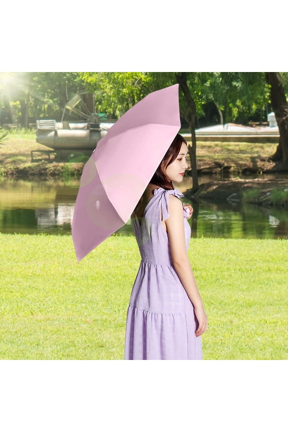 Mini Compact Travel Umbrella - Ultralight Sun Protection, Portable Capsule Design, Windproof & Rainproof, Fits in Pocket or Bag