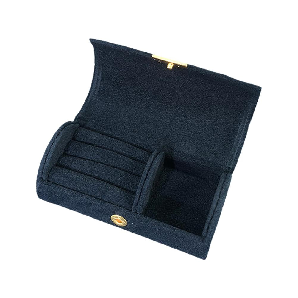 Mini Compact Velvet Jewelry Storage Box, Box, Earring Necklace Box B8A0