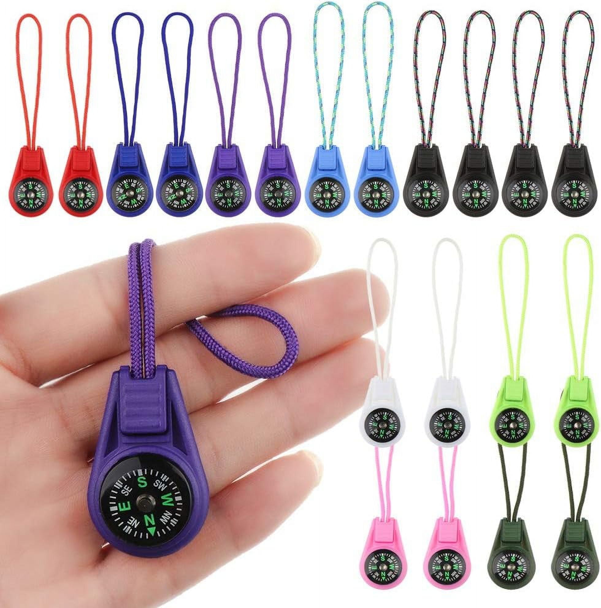 Mini Compass for Kids Compass Keychain，Button Compass Bulk kit，Paracord