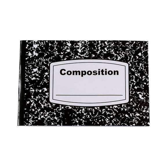 Mini Composition Journals - Party Favors - 12 Pieces