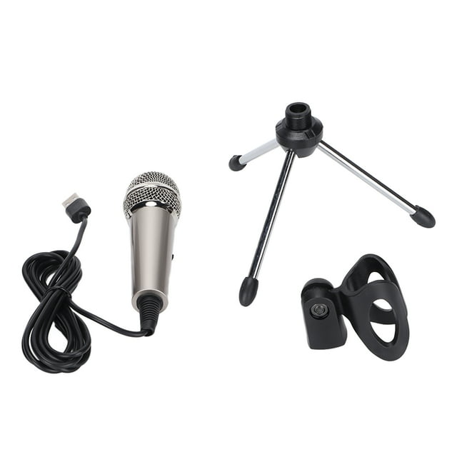 Mini Condenser Microphone Set Studio Recording USB Microphone for Live