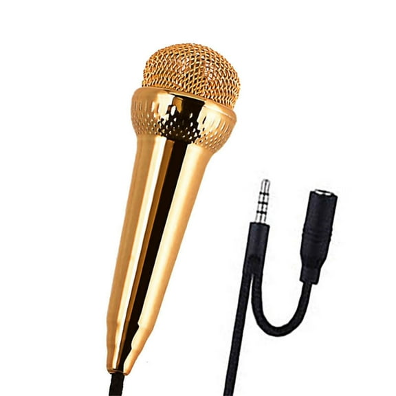 Mini Condenser PhoneMic Microphone for Karaoke Singing and Computer Recording