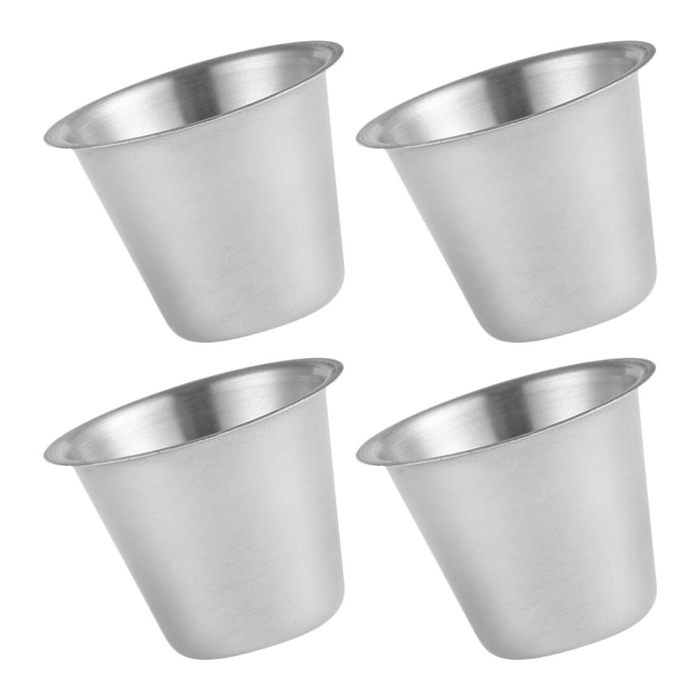Mini Condiments Stainless Steel Sauce Cup Dipping Cups Makeup