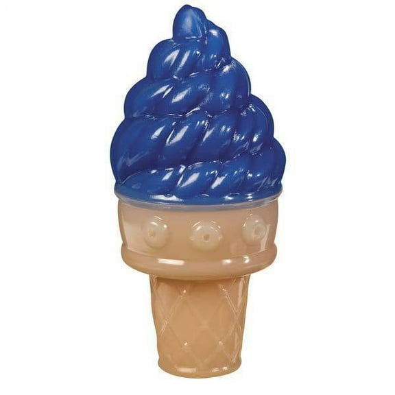 Mini Cooling Dog Toys Fun Summer Ice Cream Cone or Popsicle Choose Color & Shape (Blue Ice Cream Cone)