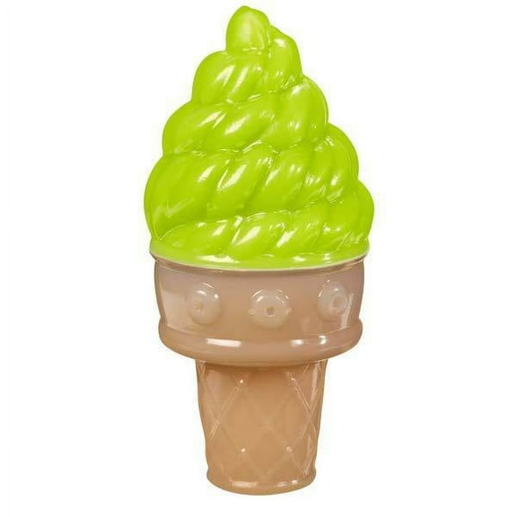 Mini Cooling Dog Toys Fun Summer Ice Cream Cone or Popsicle Choose Color & Shape (Green Ice Cream Cone)