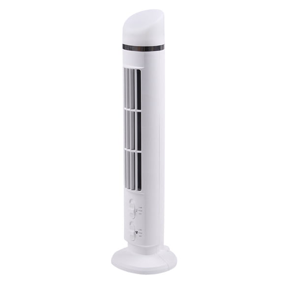 Mini Cooling Fan USB Desk Multi-function with Light Cooler Kids Pearlescent Tower White