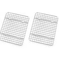 thumbnail image 1 of 2pcs Cooling Racks for Baking Non Stick Stainless Steel Cake Cooling Wire Roasting Rack Large/Cooling Mesh for Bread/Cake/Biscuit/Cookie Drying Decorating Stand, 1 of 6