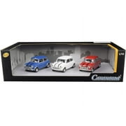 Mini Cooper 3 piece Gift Set 1/43 Diecast Model Cars by Cararama