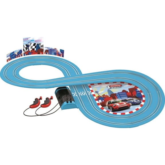 Mini Cooper Battery Operated Road Race Set
