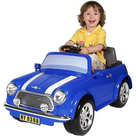 Mini Cooper Blue Battery Powered