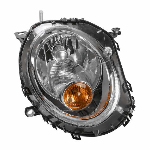 For Mini Cooper Clubman R55 2008-2013/Cooper Coupe R58/Cooper Roadster R59 2012-2014/Cooper/Cooper S Conv 2009-2014 Headlight Assembly Yellow Indicator Passenger Side CAPA MC2503105C