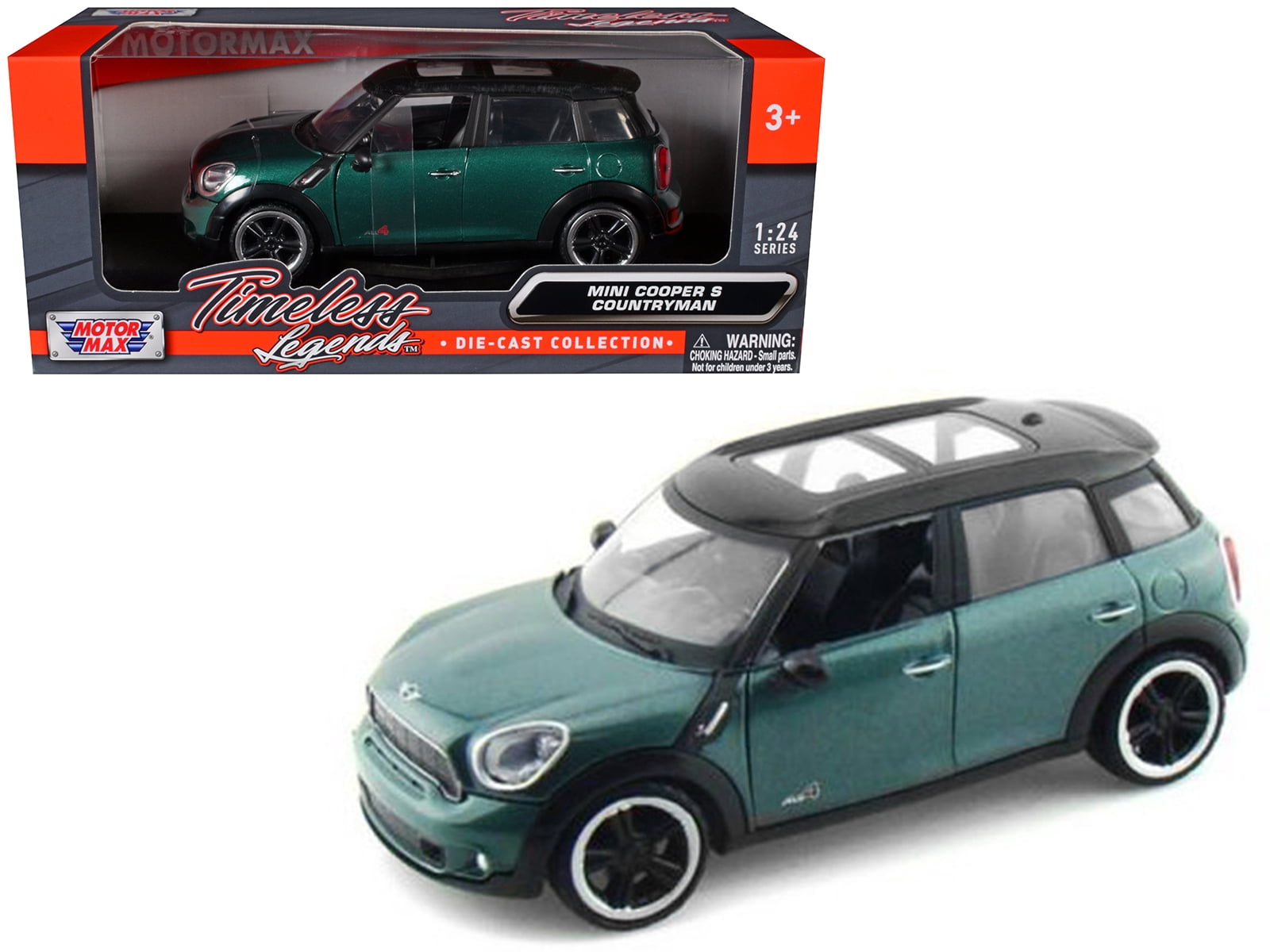 Mini Cooper S Countryman Oxford Green 1 24 Diecast Car Model by