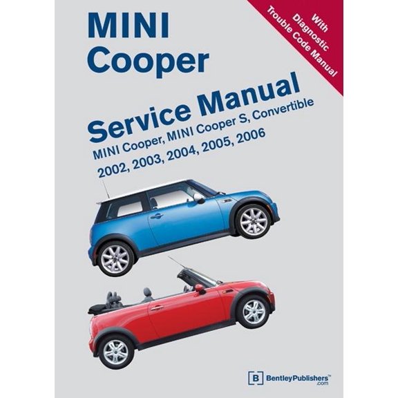 Mini Cooper Service Manual 2002, 2003, 2004, 2005, 2006: Mini Cooper, Mini Cooper S, Convertible, (Hardcover)