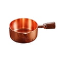 thumbnail image 1 of Mini Copper Stainless Steel Sauce Pan Butter Warmer Small Pot With Handle Multipurpose For Home Kitchen Restaurant Melting Chocolate Heating Milk Boiling Eggs Serving Gravy, 1 of 9