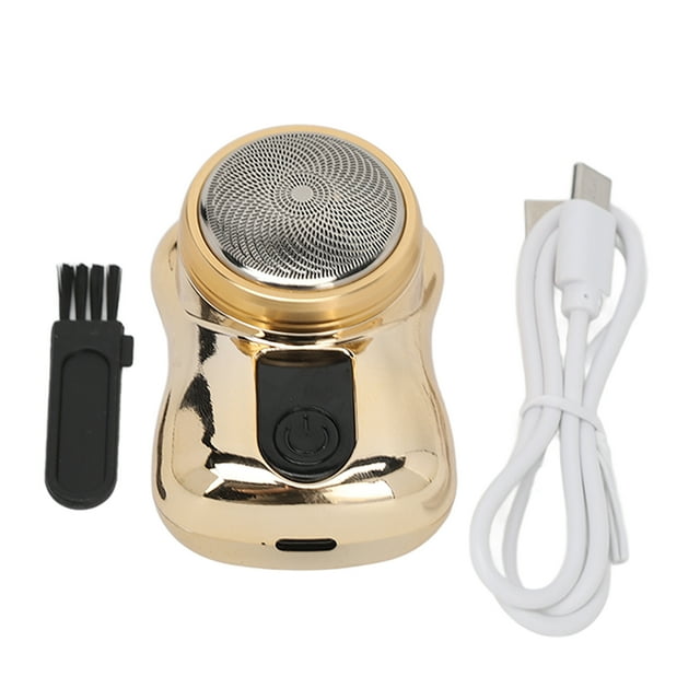 Mini Cordless Beard Trimmer Rechargeable Waterproof Curve Blade Foil