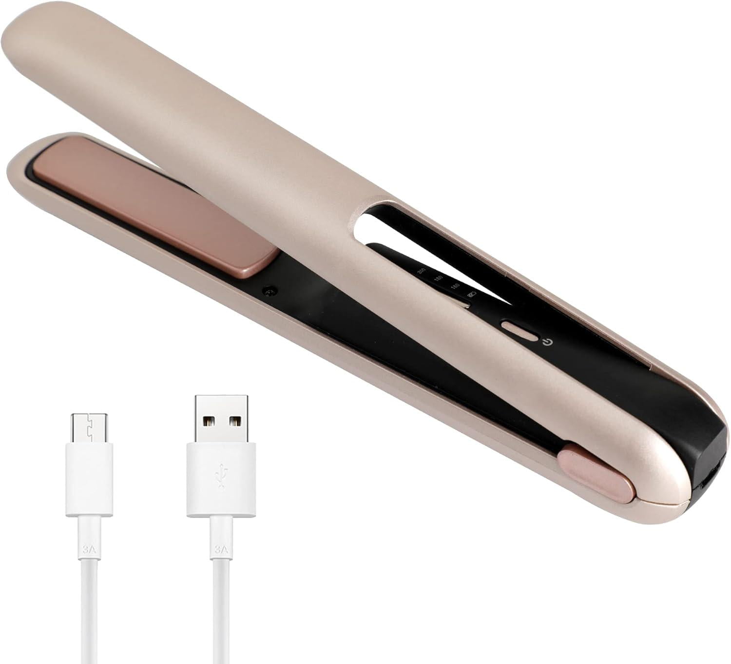 Mini Cordless Hair Straightener,Travel Flat Iron for Edges,Portable