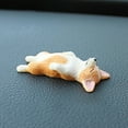 thumbnail image 1 of Mini Corgi Resin Car Decoration Cute Simulation Puppy Figure for Car Home Office Desk Living Room Cardigan or Pembroke Welsh Corgi Ornament, 1 of 6