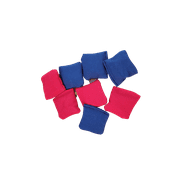 Mini Cornhole Bags 2 inches - Set of 8 Bags - Bean Bag Toss Replacement Table Top Bags